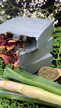 Load image into Gallery viewer, Wild Lemongrass and Charcoal Soap