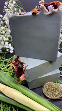 Load image into Gallery viewer, Wild Lemongrass and Charcoal Soap