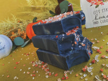 Load image into Gallery viewer, Charcoal and Pink Himalayan Salt Soap